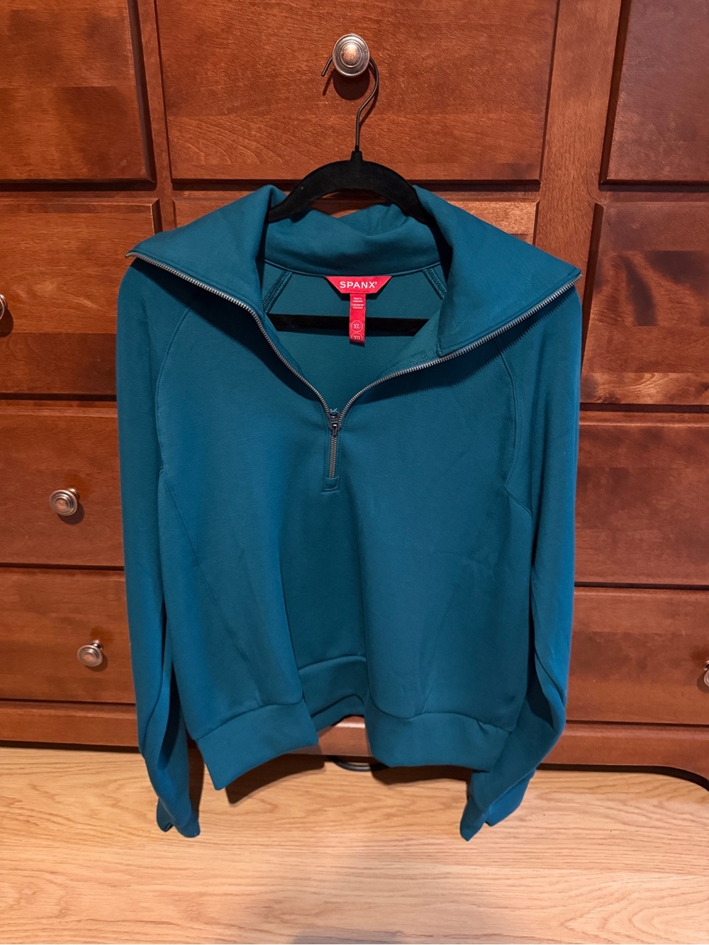 SPANX Women’s Hal-Zip Pullover Sweater NWOT size XL